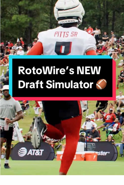 You guys HAVE to try this out… | RotoWire’s NEW Draft Simulator #RotoWirePartner #fantasyfootball #fantasyfootballdraft #nfl #football 