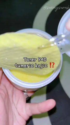 Kulit kusam, jeragat & parut tak surut? Cuba toner pad Turmeric Kojic sekali sapu, terus nampak bersih & berseri 💛 #TonerPadTurmericKojic #TonerPadPencerah #TonerUntukJeragat #KulitKusamBye #ParutJerawatHilangkan #ExfoliatingPad #TonerCerahkanKulit #SkincareUntukJeragat #TonerUntukKulitSensitif