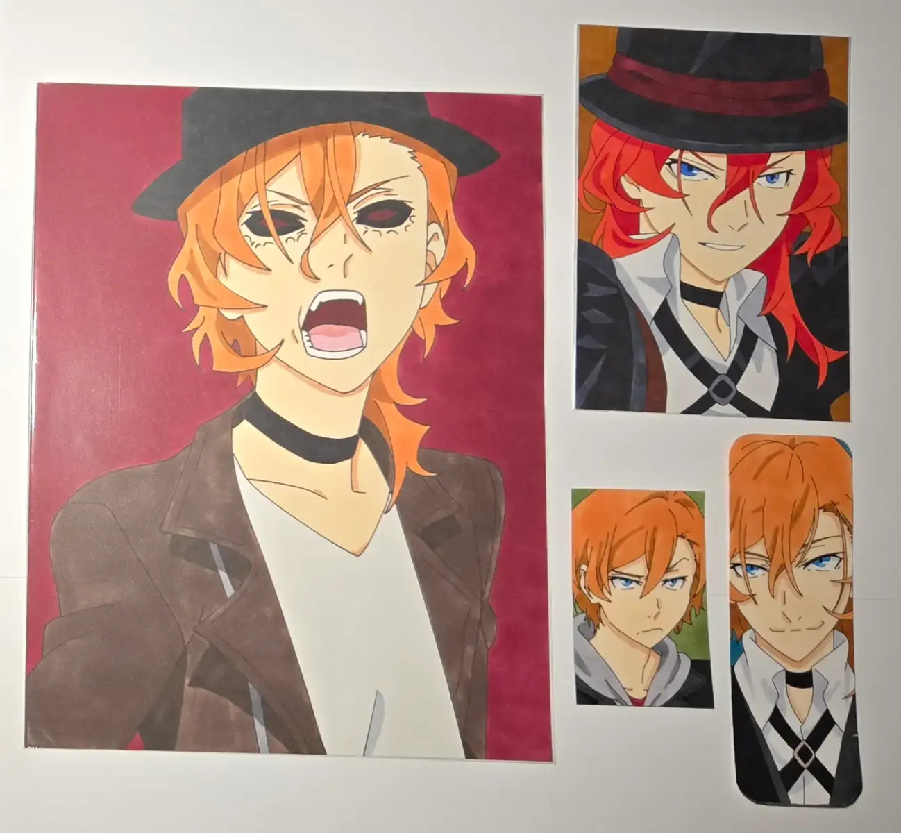 With all the new art this month, 5 Character Bundles got an update! Each one has a new design for the photocard and bookmark!  There are currently Bundles for over 30 fandoms with over 150 characters in total! This series is still expanding but many will be getting updates in the coming months!  Character Bundles include: ~1 large (8.5 by 11) print ~1 small print (4 by 5) print ~1 bookmark (2 by 6) print ~1 photocard (2.2 by 3.5) print ($22 value) #bungostraydogs #bungoustraydogsfanart #BungouStrayDogsart #animeartist #haikyuu #haikyuufanart #haikyuuart 