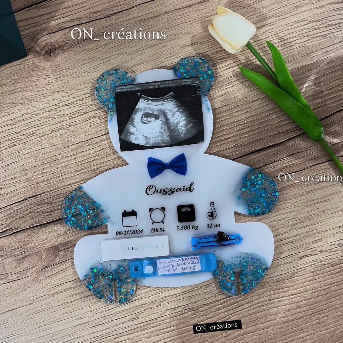 It’s a boy 💙 Cadre souvenir bébé 🩵