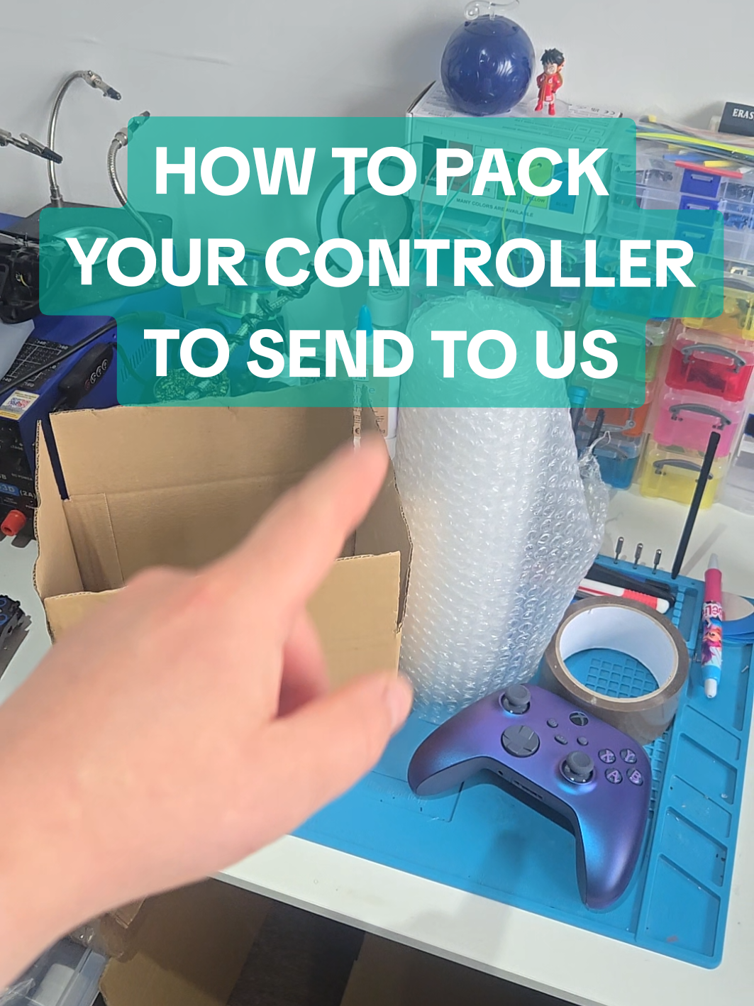 How to send in your controller for modding! #stickdrift #xbox #playstation #fyp #sony #microsoft #gaming 