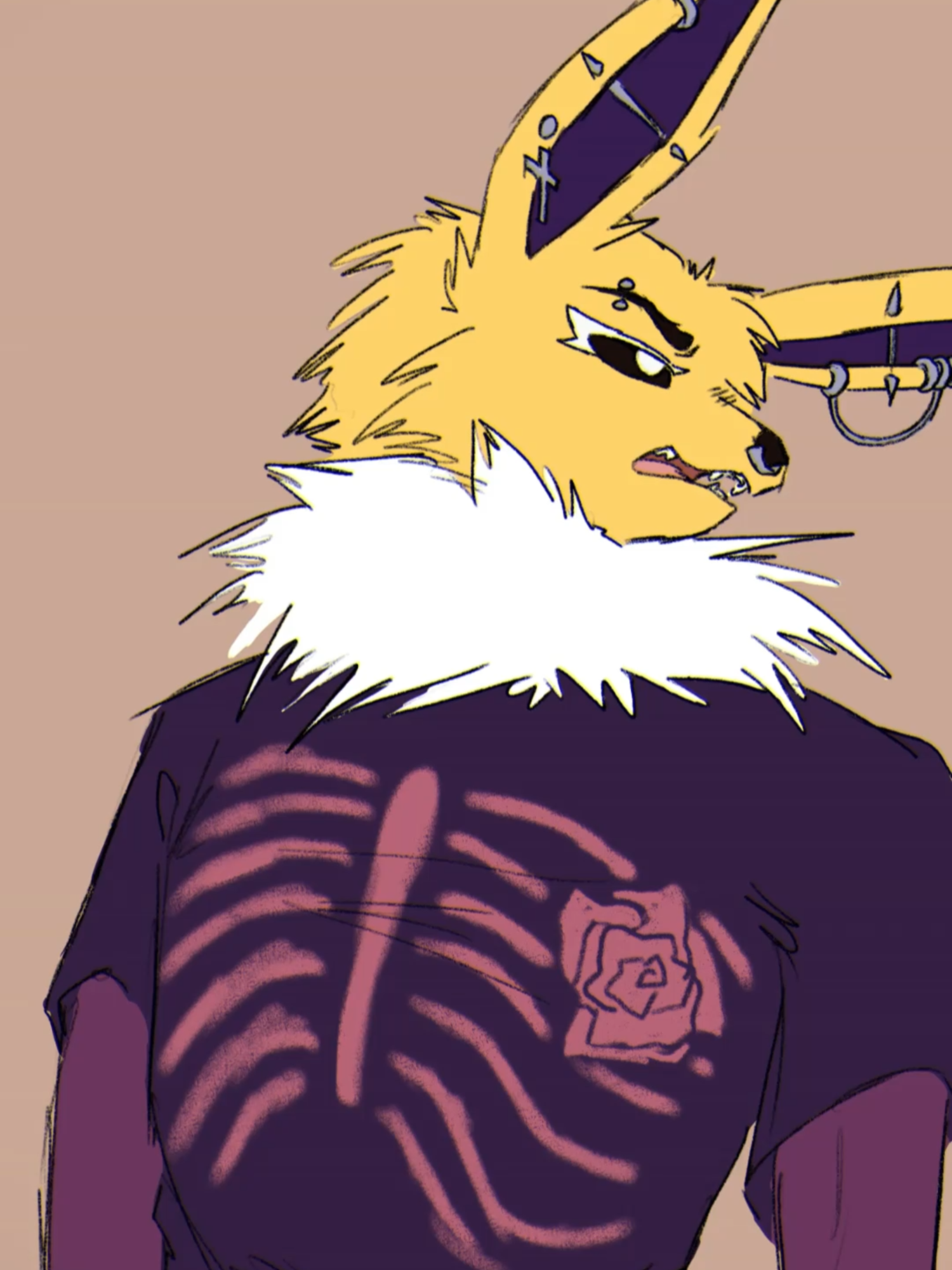 ah mhm yea. He is just so shy. For sure #pokemon #eevee #jolteon #memeanimation #furry