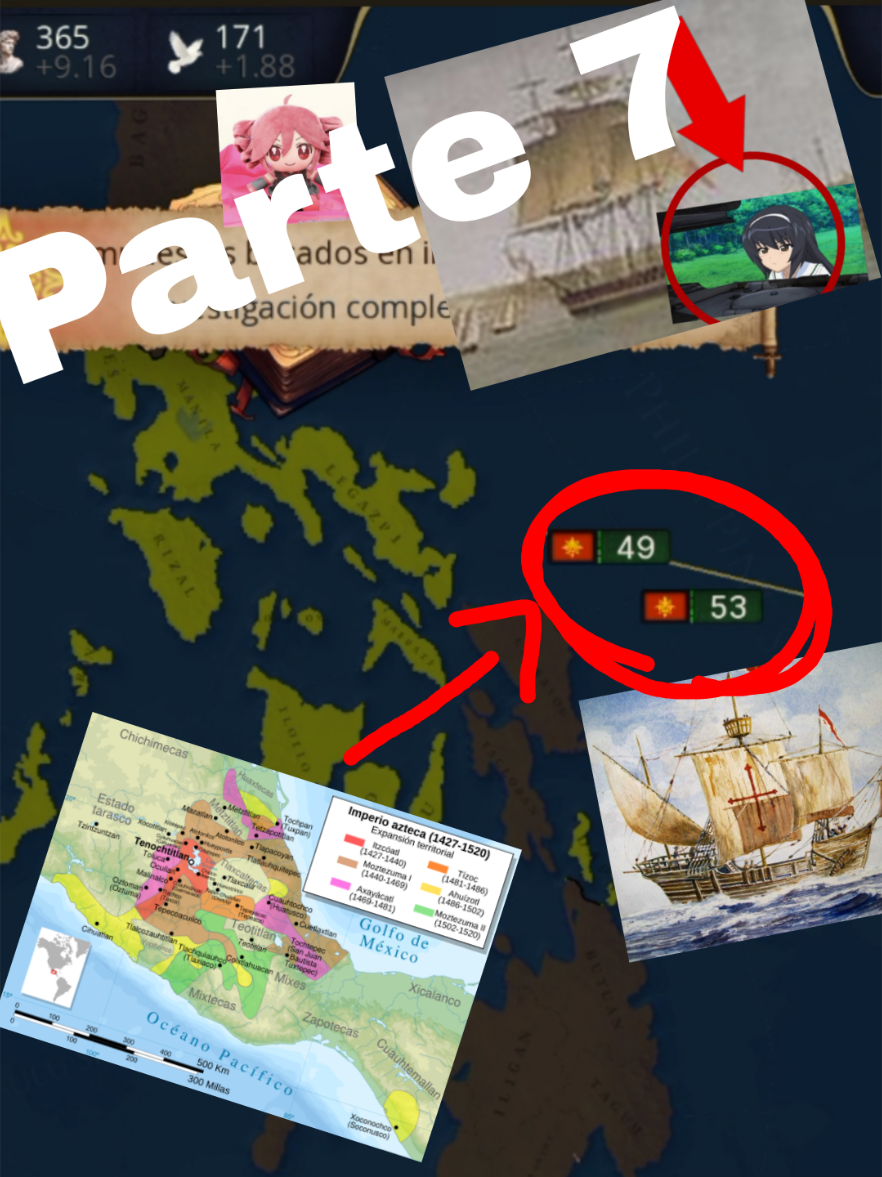 Volvieron al imperio Mexica potencia colonial - 7 (creo) #fyp #AoH3 #historia #imperios #gameplay 