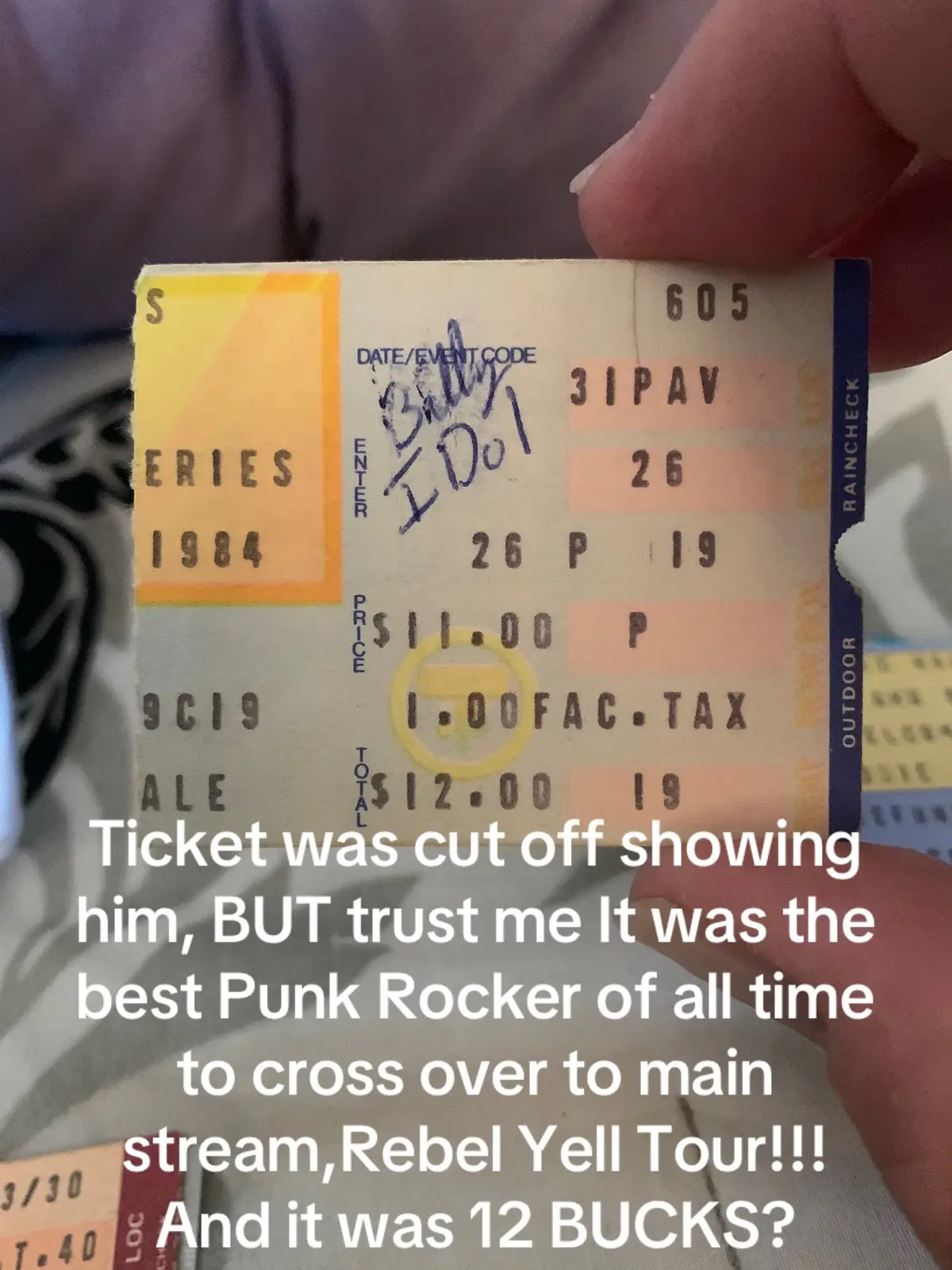 @Billy Idol <—— this will never reach you man! But thank you for this concert period! MY aunt loved you period, she passed away years ago, BUT I still jam your music till this day! Loved this tour, so much color under the black lights, drummer launching his sticks under black lights SICK AF! Saw you at blossom in Cleveland , amazing, don’t think they did opening bands BUT if they did I do not remember than because of you HUGE fan of ur music, if you ever come to Youngstown Ohio I am there!!! Love you man!!! #billyidol #80smusic #fyp 
