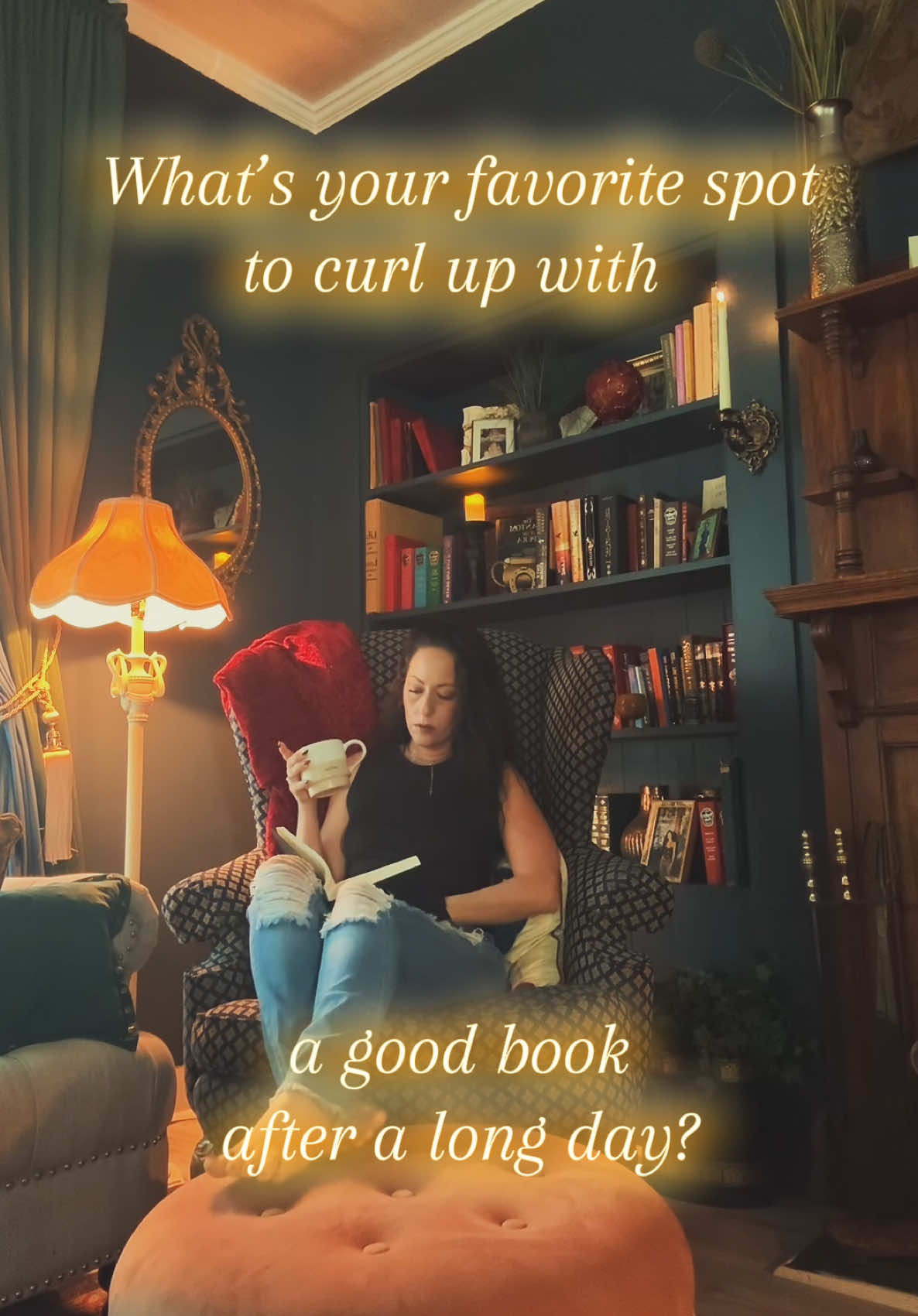 Sigh- no place like home! Come #sitwithme #BookTok - and tell me, where’s your favorite spot to curl up with your #book after a long day? And what are you currently #reading 📚 This is my favorite #booknook in the house (we have a few….) and the book I’m reading is ‘Unbroken’ by Lauren Hillenbrand.  #kindle #fyp #bookish #fantasybooktok #nonfiction #fiction #whatareyoureading #booktoker #voiceactor #bookworm #bo #bookclub #bookfriends #bibliophile #booklover #bookaddict #fyppppppppppppppppppppppp 