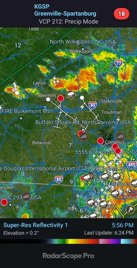 SECONDARY LINE NOW PUSHING ACROSS ... Nothing Severe as of yet JUST KEEP WEATHER AWARE