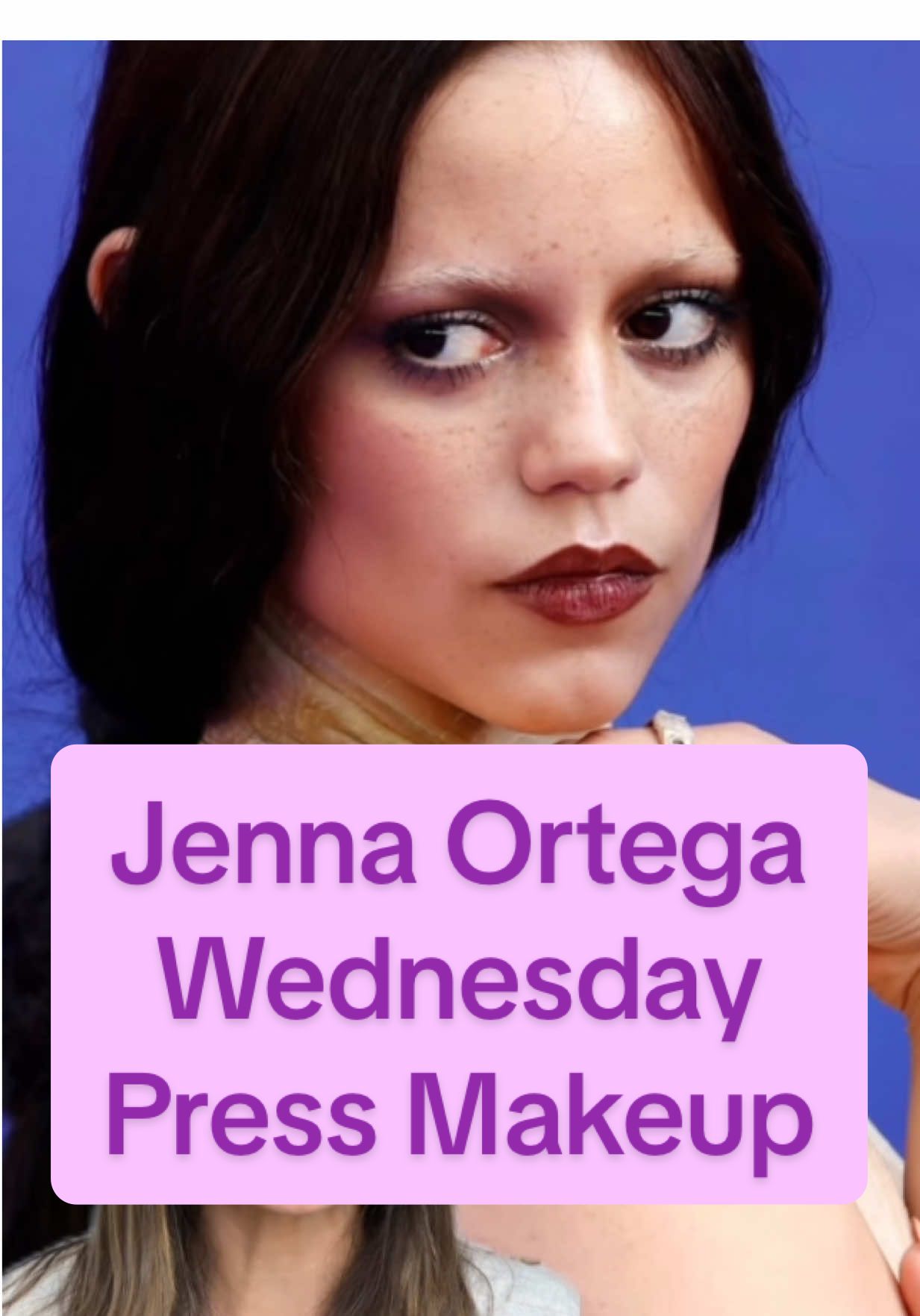 She’s not like other girls 👧🏻🕷️🖤 #jennaortegawednesday #wednesdayaddams #redcarpetmakeup #celebritymakeupartist #beautymicroinfluencer #popculture #beautynews #bleachedbrow #visualstorytelling #gothglam 