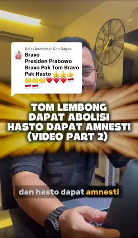 Membalas @Den Bagus Seneg sih seneng, tapi ngerti gak apa itu #abolisi dan #amnesti di #berita #tomlbong #tom #lembong #hasto #fyp 
