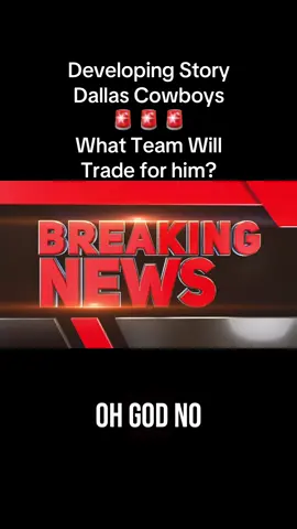 Major developing story with the Dallas Cowboys