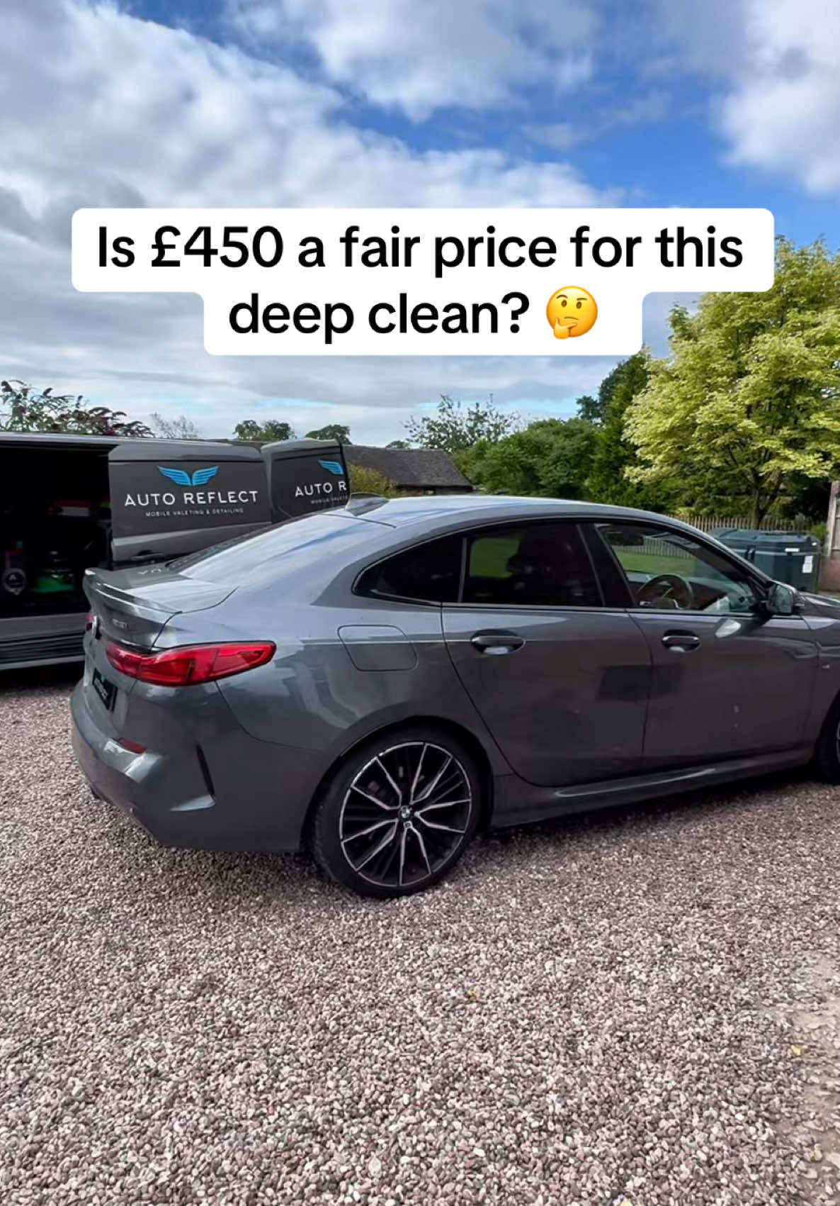 A much needed deep clean for this BMW #detailing #carcleaning #satisfying #asmr #beforeandafter #CleanTok 
