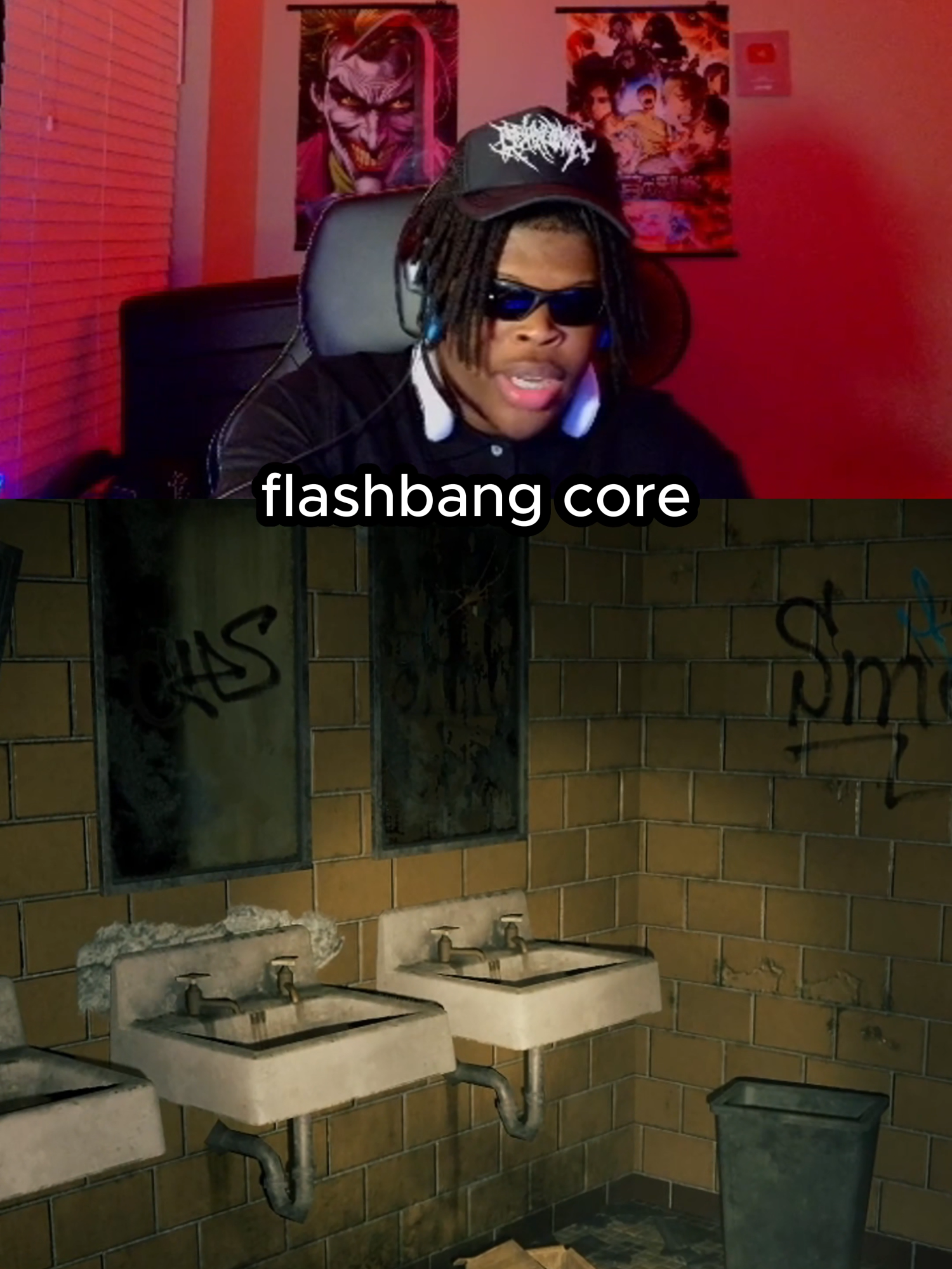 bros spamming flashbangs 😂 (Twitch/YT: HeyyVance) #fnaf #flashbang #scarygames #jumpscare #fypage #viral