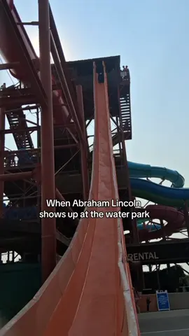I had the best time at @Splash Summit Waterpark!  #abrahamlincoln #everydaylincoln #president #abelincoln 
