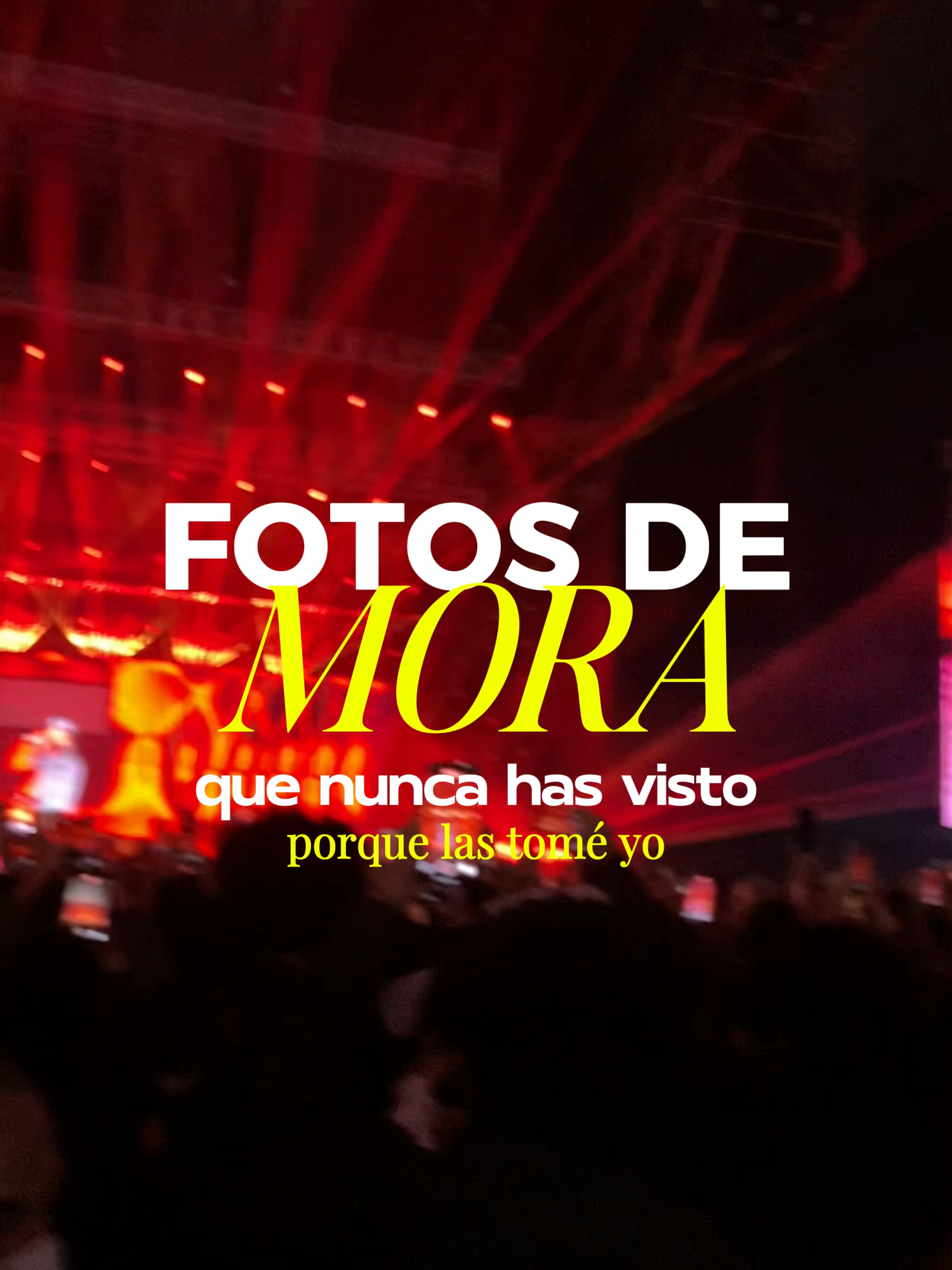 estas son algunas de las fotos que tomé en el concierto de mora en lima! :) #mora #lomismodesiempre #tour #concert #concertphotography #lima #fyp