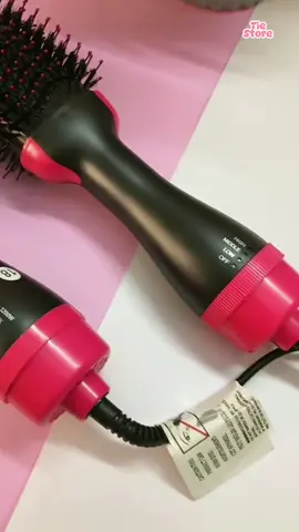 Escova Secadora Alisador Elétrica Quente Cabelo Com 3 Em1 Hair Styler 110V. #tiktokshop 