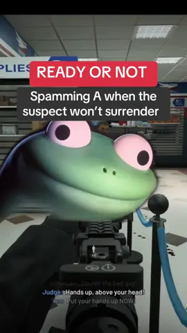 #foryoupage #fy #fyp #xboxseriesx #gaming #GamingOnTikTok #readyornot #readyornotconsole #tactical #cops #swat #fps #suspect #surrender 