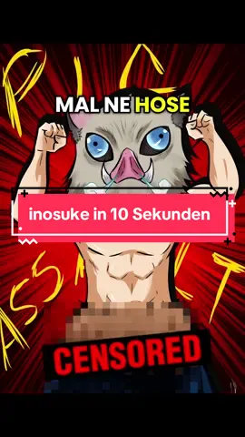 Beste Beschreibung Für inosuke😭😭😭 HAHAHA #demonslayer #inosuke #memestiktok #animefyp #haha 