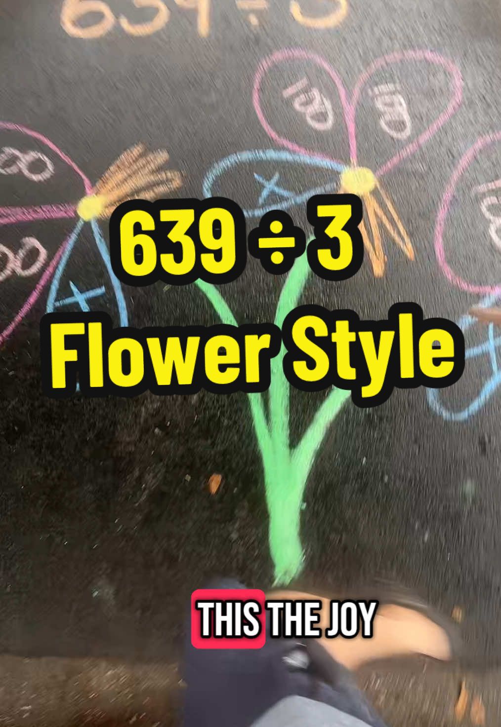 Replying to @Jac You can do long division if you like, OR you can join me in finding the Joy of Math. #mathteacher #mathhelp #asmrsounds #chalk #division 