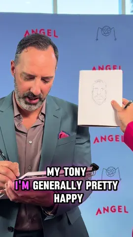 #TonyHale at the premiere of #sketch #sketchmovie discussing the movie while doing our #sketchbook challenge! #bbtheatres