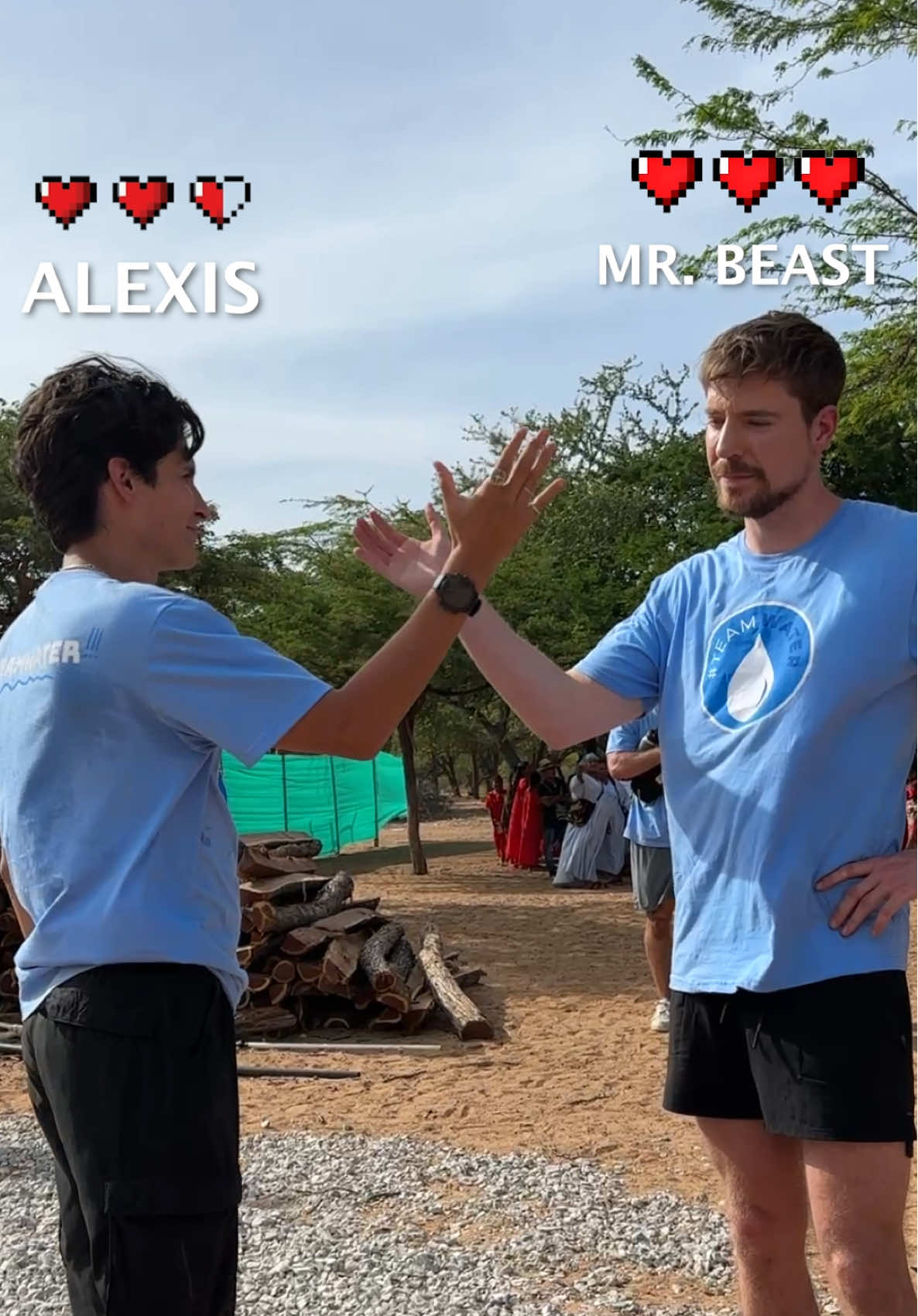 ustedes tienen el control, si mis videos continúan… #teamwater #mrbeast 