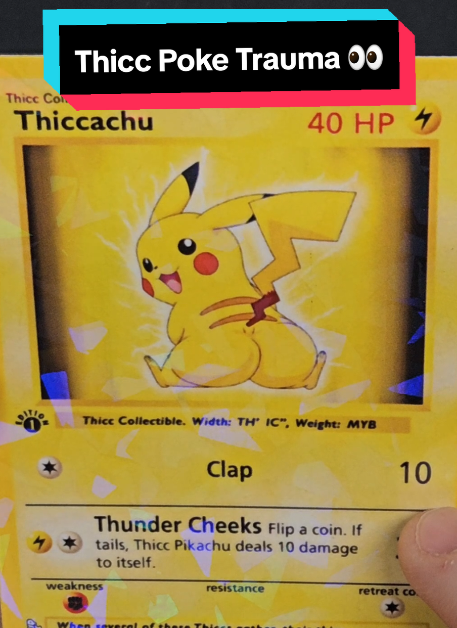 I got some thicc Poke cards, let's check them out! #pokemoncards #pokemontiktok #gaming #90s #retrogaming #retro #funny #tiktokshop 
