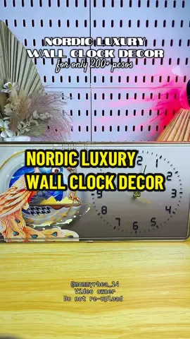 NORDIC LUXURY WALL CLOCK DECOR😍#wallclock #wallclockdecor #nordicwallclock #aestheticwallclock #aestheticclock #nordicwalldecor #tiktokshop #recommendations @Sun-rise Textile Trading 