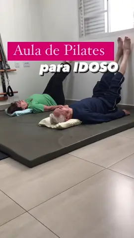 Segue uma aula completa de Pilates Mat para idoso. Nessa aula contamos com o auxílio de uma parede, um acessório que eles amam e que trabalho o fortalecimento da perna e abdômen e bastante alongamento.  #exercicioemcasa #PilatesLovers #Pilates #PilatesBrasil #PilatesParaTodos 