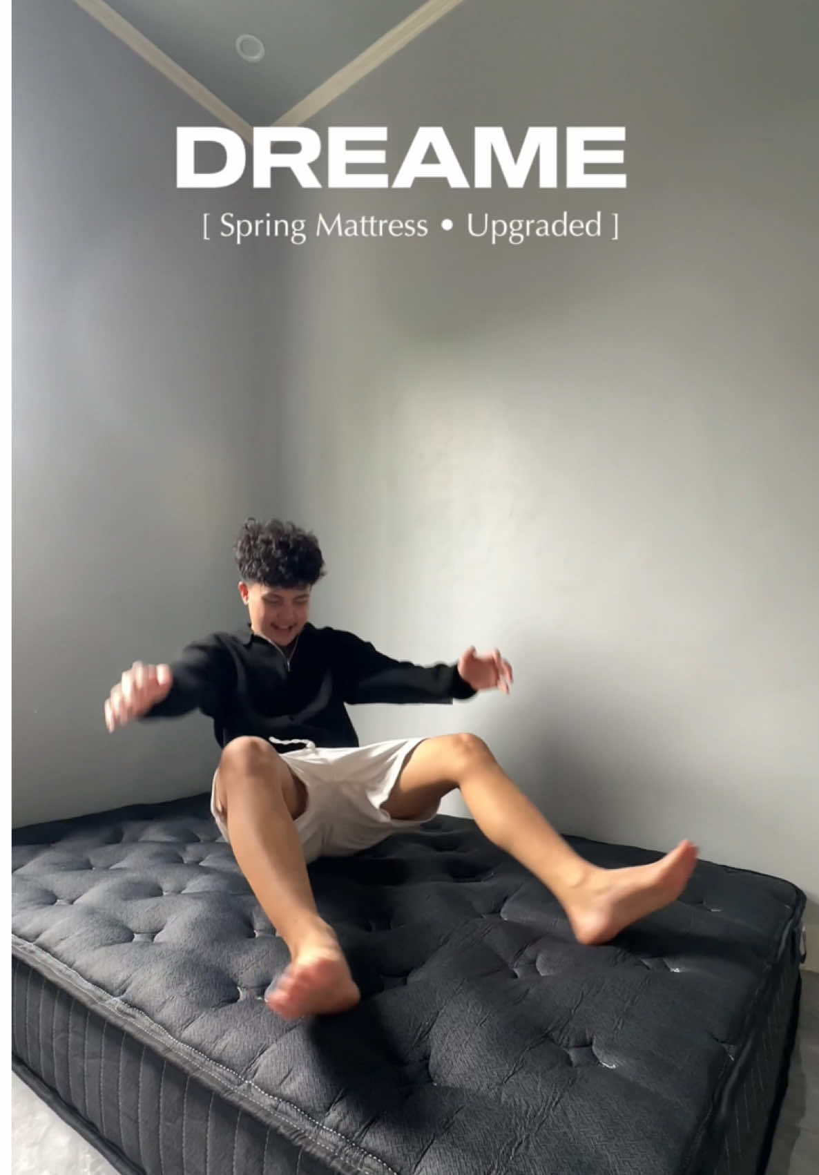 Spring mattress .