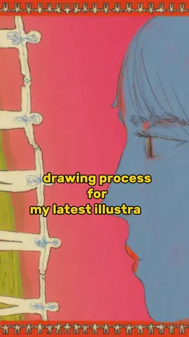 timelapse of my most recent drawing. I was really trying to draw something else for a project but i wasn’t getting anywhere with it that day so I ended up making this. I’ve been having a hard time drawing when I have a specific idea in my head but when I allow myself to just make whatever it has felt sorta easy and natural 😫🌱 #illustration #artprocess #procreatetimelapse #drawing