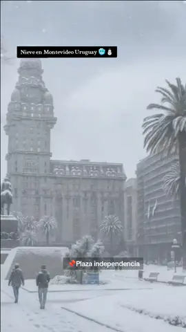 Nieve en Uruguay 🥶⛄ #uruguay #frio #fyp 