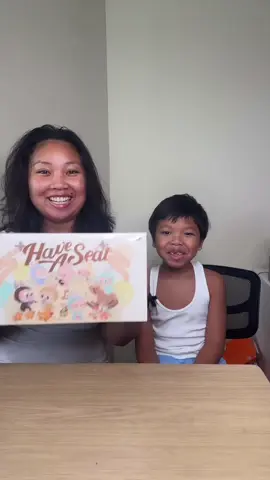 Have A Seat Labubu series. Neo really really love this set. I surprised him and he is obsessed. We were both excited 😂🤭🤭🤭  #labubu #HAS #unboxing #blindbox #asmr #fyp #foryou 