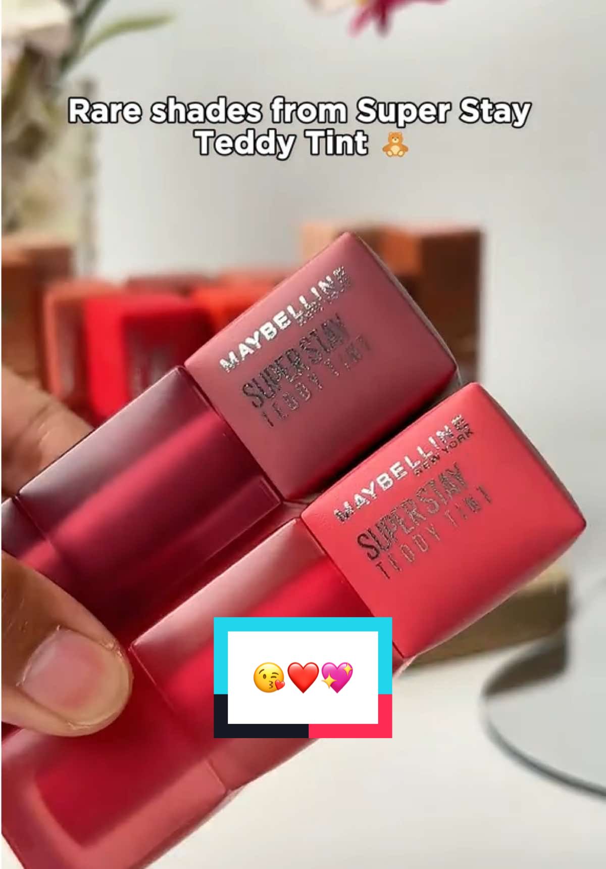 The Super Stay Teddy Tints you didn’t know you needed 👀40 Petal Core🌷 & 55 Knee High🩰 — rare but 🔥 vibes. 🐻NEW Teddy Tint Shades🐻 85 Soft Era 40 Petal core 10 Current Mood 95 Buffed Out 125 Heart Locket 🐻Teddy Tint Shades 🤎Nude: 15 Skinny Dip 25 Baby Tee 80 Keep it Cozy ❤️Red & Coral Shades: 35 July Forever 30 Coquettish 70 The A+ 75 Latte to Go 🩷Pink Shades: 55 Knee High 65 Pinkie Bestie 60 Cool Grunge #maybelline #maybellinesg #maybellinesingapore #maybellinesuperstayteddytint #superstayteddytint #FYP #liptint #liptintswatch #redliptint #pinkliptint