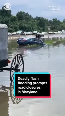 Heavy storms triggered flash floods across Maryland on Thursday, submerging parts of Pulaski Highway in Joppatowne, a Baltimore suburb. At least one boy was killed, and multiple water rescues and road closures were reported, local media said.