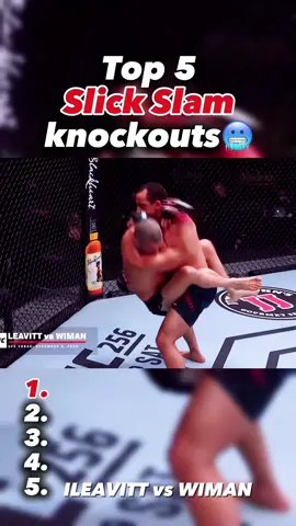 Top 5 Slick Slam knockouts🥶🔥 Follow Me 🙏 #UFC #Top5Moments #ko #Knockout #MMA #Top5KOs #knockoutpower #Knockouts 