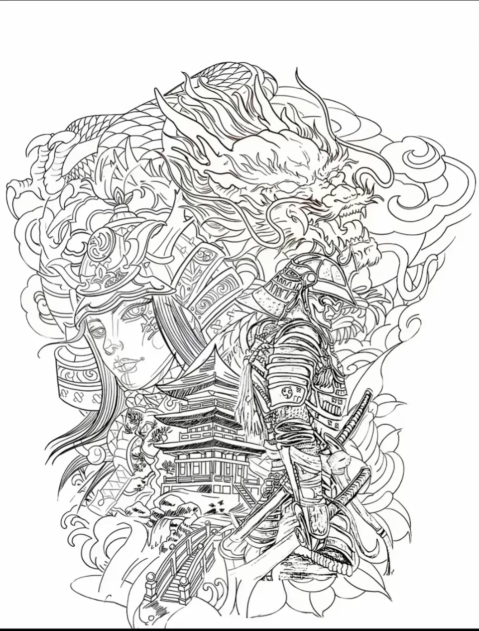 👺#ลายสัก #สักลาย