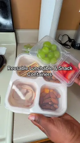 Back to school is right around the corner. Found these perfect reusable snack packs and Lunchable. #tiktokshopbacktoschool #snackideas #lunchables #reusablecontainers #lunchboxideas 