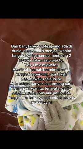 Klo aku masih banyak kurangmỳa, mohon dimaafkan. Akupun sedang belajar, karna sampai detik ini, untuk memahami diriku sendiri saja terkadang aku masih sering gagal. #kebidanan #bidanindonesia #midwife 
