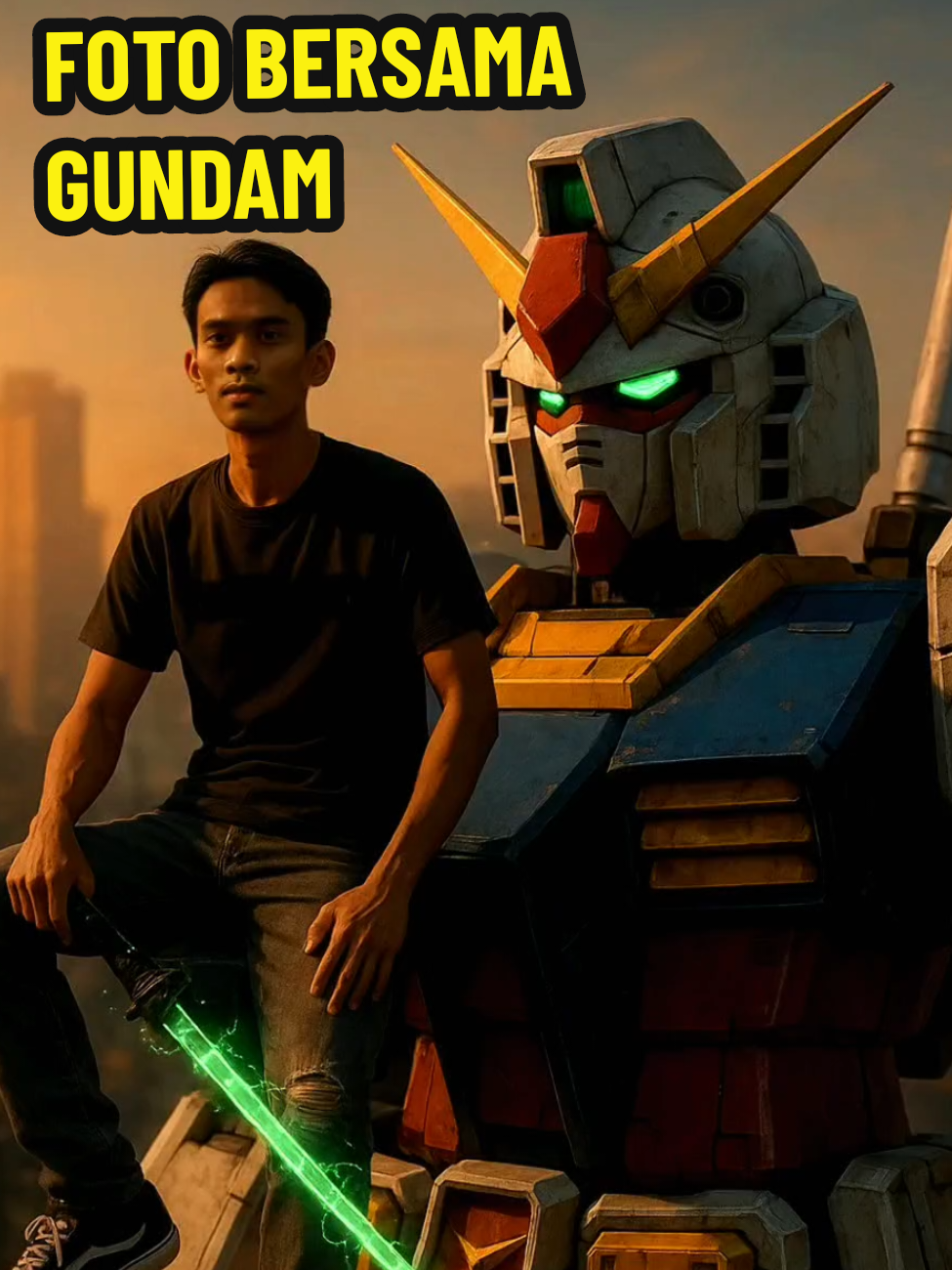 1_ )) Buka Chatgpt , Upload foto selfi kamu, Masukan prompt berikut ini: 