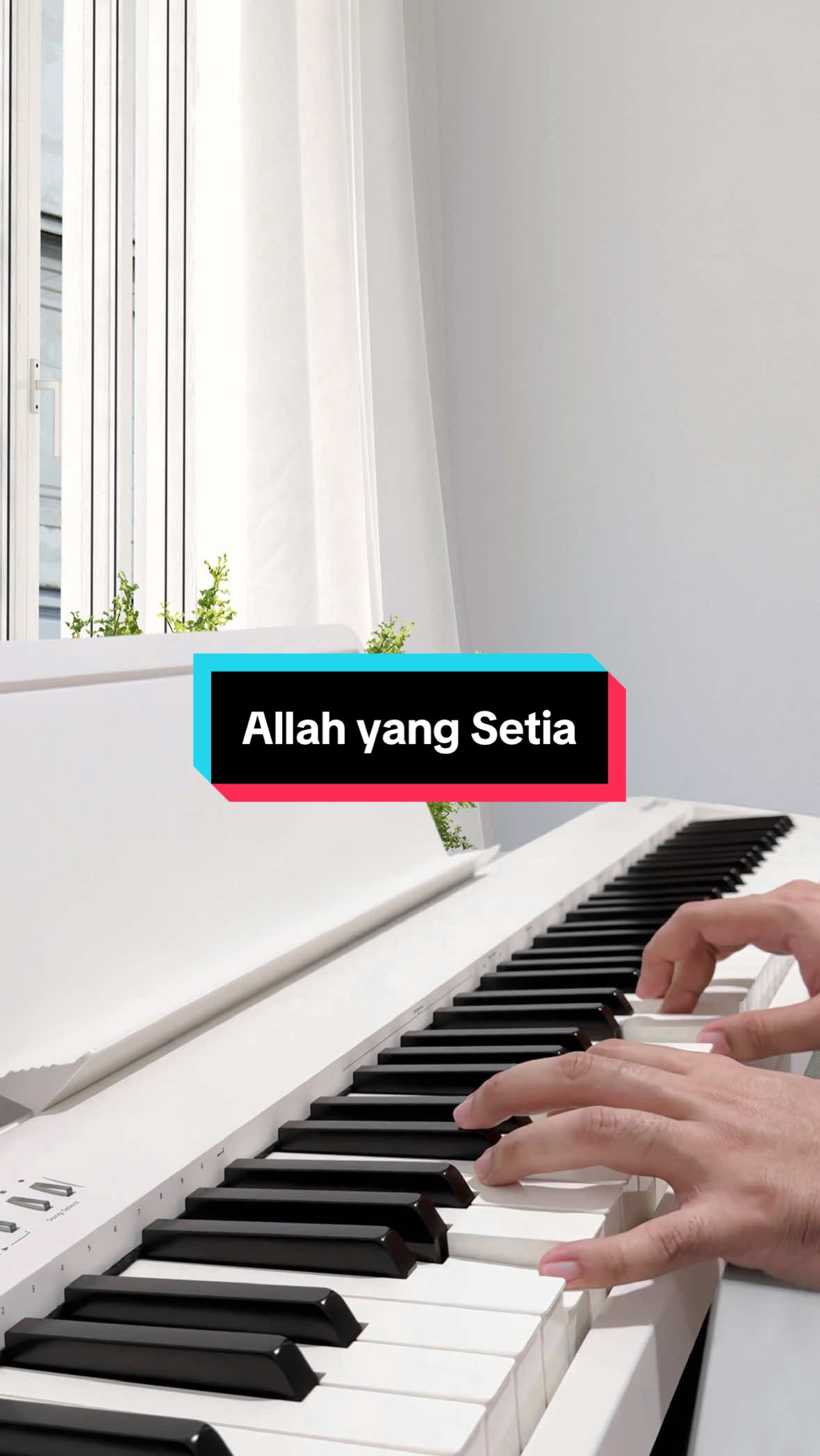 Sekarang ku memuji Mu, Allah yang setia ✨ #allahyangsetia #lagurohani #pianicover #pianotok #foryoupage 