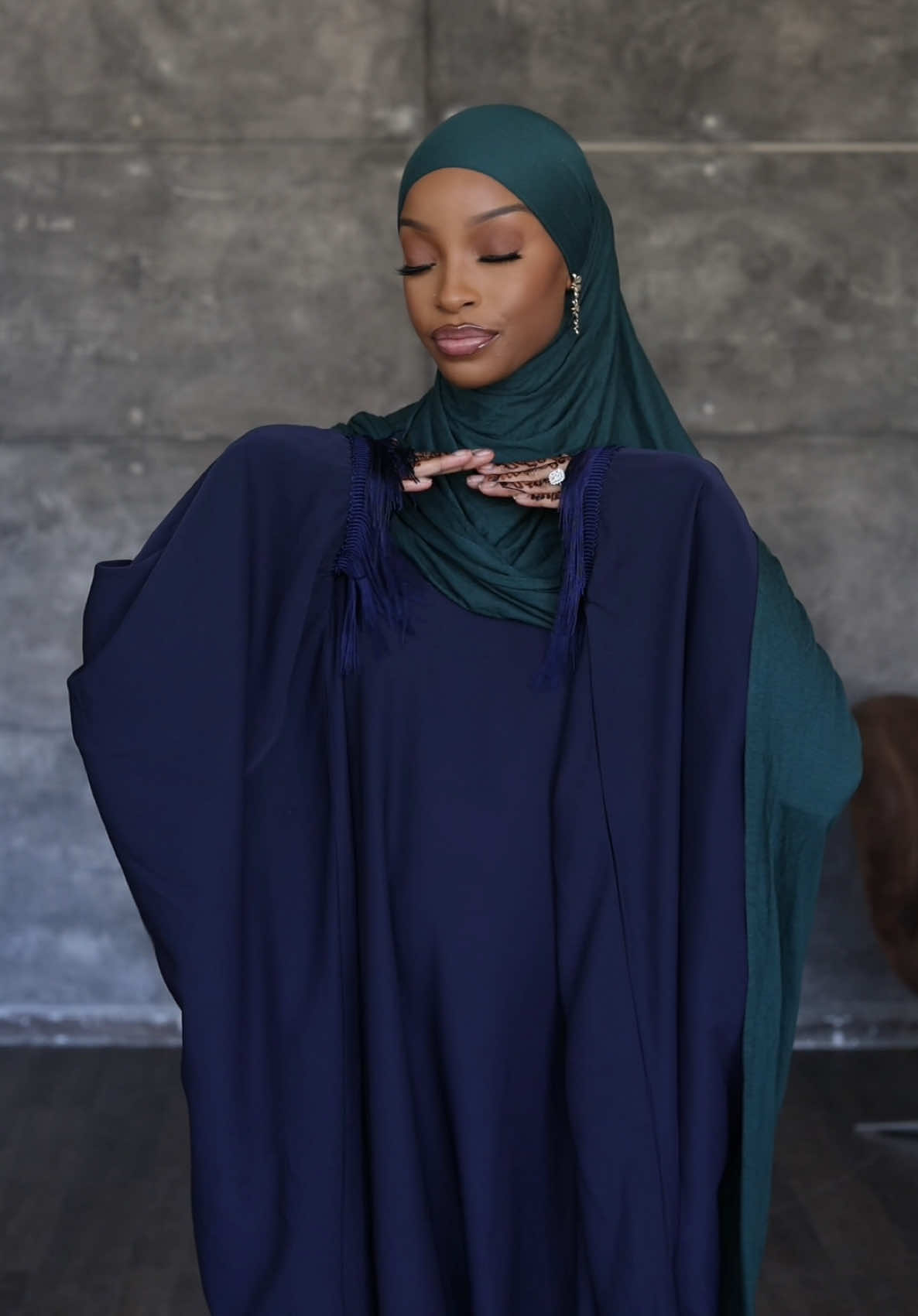 Shade: Green 💚 #fyp #foryou #hijab 