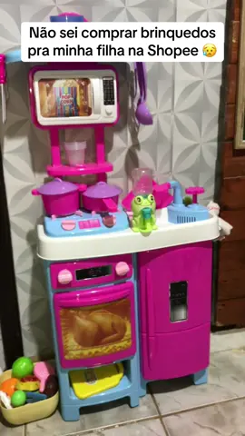 Cozinha infantil por menos de R$99,00 😱 Manda nos comentários que te envio o link!! #cozinha #brinquedos #girl #criança 