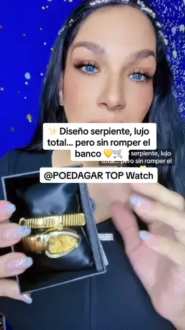 Te lo juro… me preguntaron si este reloj era original de diseñador 😳 Y si tú sabes cuánto cuesta el real… estamos hablando de más de $20,000 💸 Este parece de lujo, pero no vas a creer el precio 🤯 Tiene diseño serpiente, dos tonos, y combina con TODO. Uno de mis mejores hallazgos en TikTok Shop. #wat#watchesa#charmbraceletsw#jewelryaddictl#goldwatcharmbracelet Elegant Women's Snake Design @POEDAGAR TOP Watch