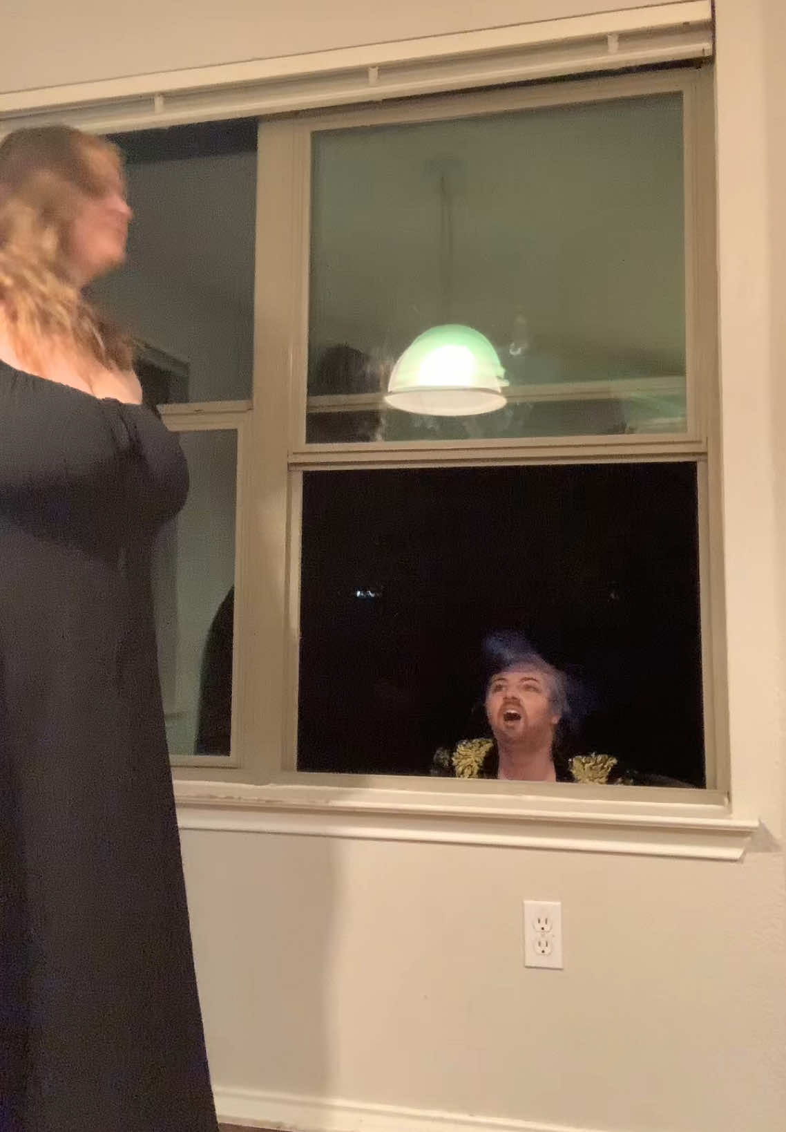 I think I broke another metatarsal, but it was worth it!👍🏻🤣  @actuallyhamilt0n the OG, inspired me!                            @Roxy <𝟑 #hamilton #hamiltontiktok #hamiltonmusical #musical #alexanderhamilton #hamiltoncosplay #reanactment #hilarious #funny #fyp #fyppage #foryoupage #Siblings #theater 