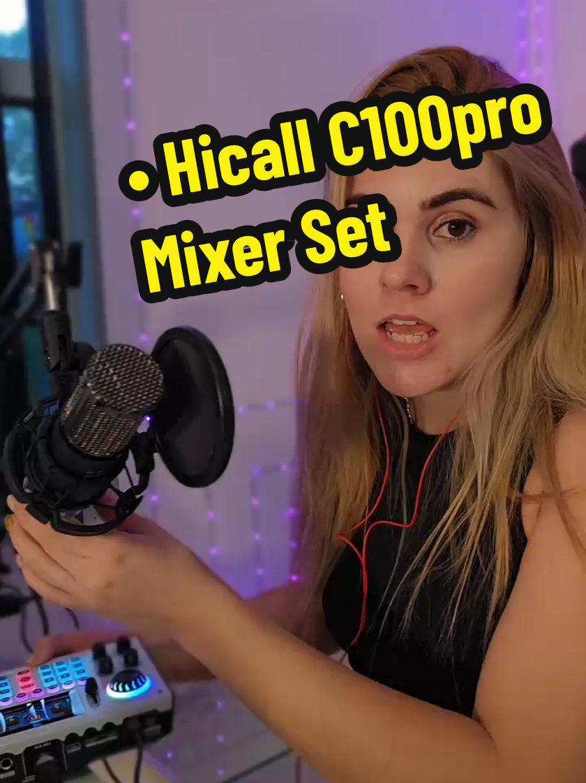 • Hicall C100pro Mixer Set #camera  #gadgets  #microphone  #electronics  #techgadgets 