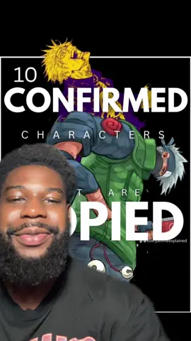 #greenscreen #anime confirmed characters that are copied #manga 