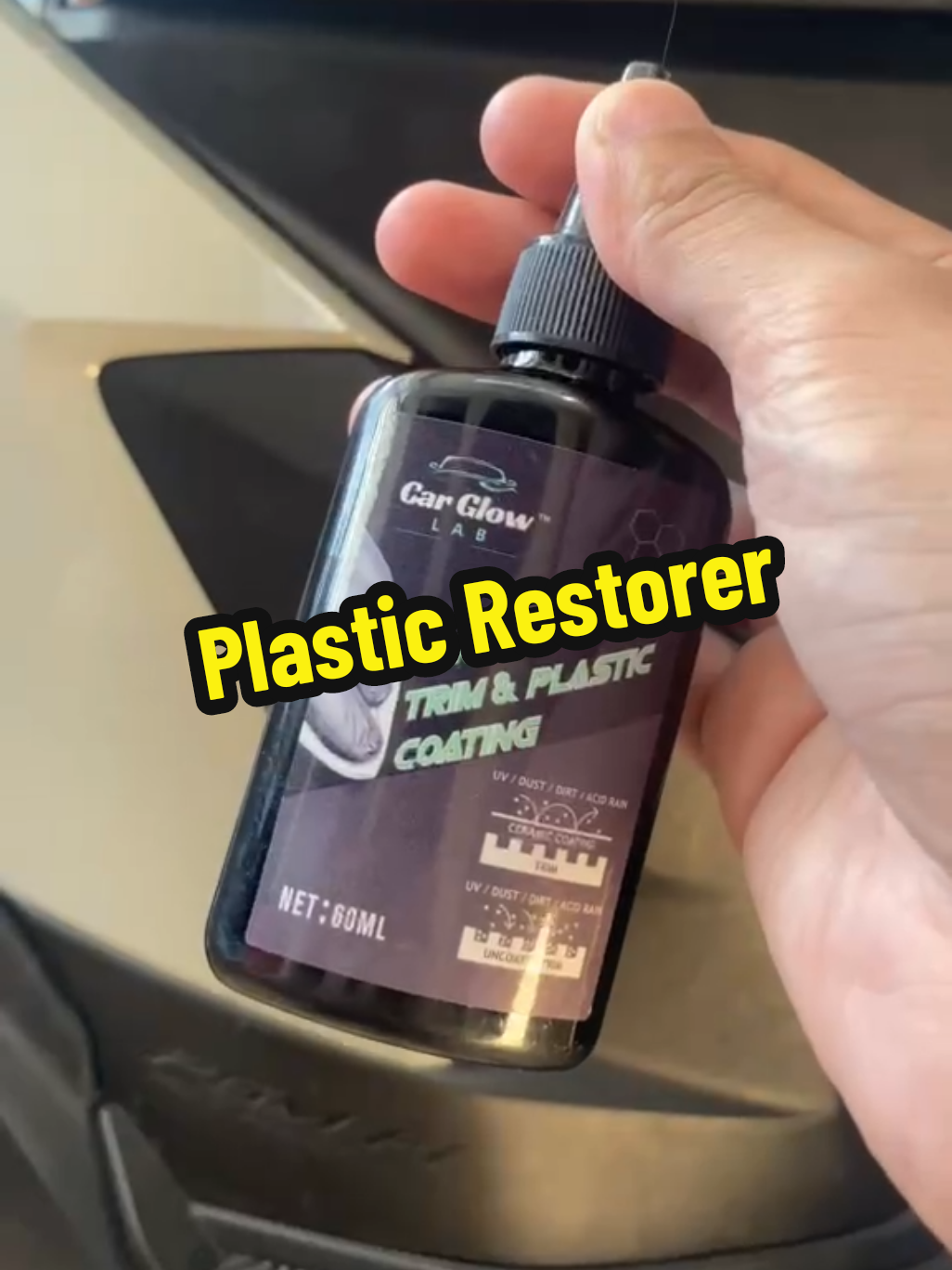 Plastic Restorer #plasticrestorer #carglowlab #backtoblack #plasticcoating #carcareproducts 