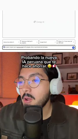 Y es gratis! 🤠 La nueva IA peruana de Compy te ayudará a ahorrar en tus compras online 🔥 #hack #peru #compy #parati 