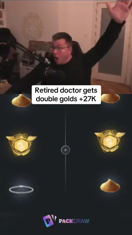 Retired doctor gets double golds +27K #kickstreaming 