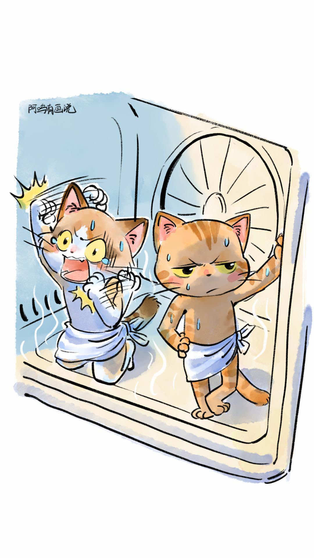 Somebody get me out of this jail!#catsoftiktok #cat #fyp #catlover #drawing 
