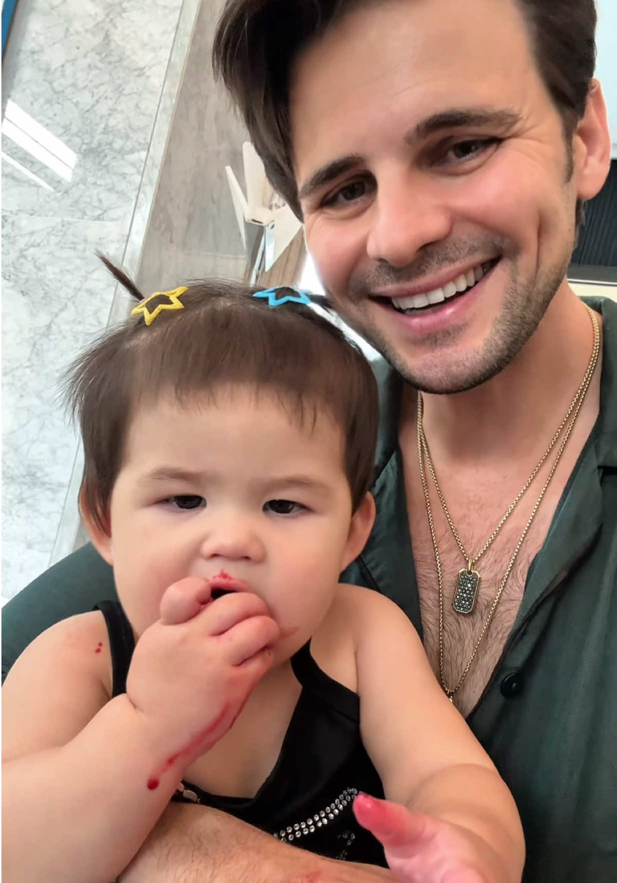 I guess #kylie loves cherries 🍒 the same as daddy does. #adicosma #adiprincessying #kylie 
