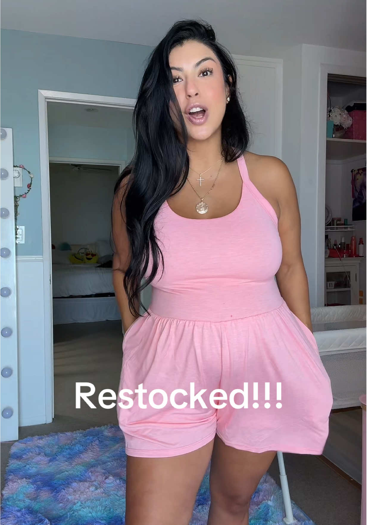 Halara just restocked all th popular colors 🏃🏽‍♀️  #fashiontok #halara #halaraeveryday #romper #rompers #curvyfashion 
